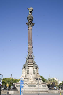 Mirador de Colom (Kolumbův sloup)-Barcelona